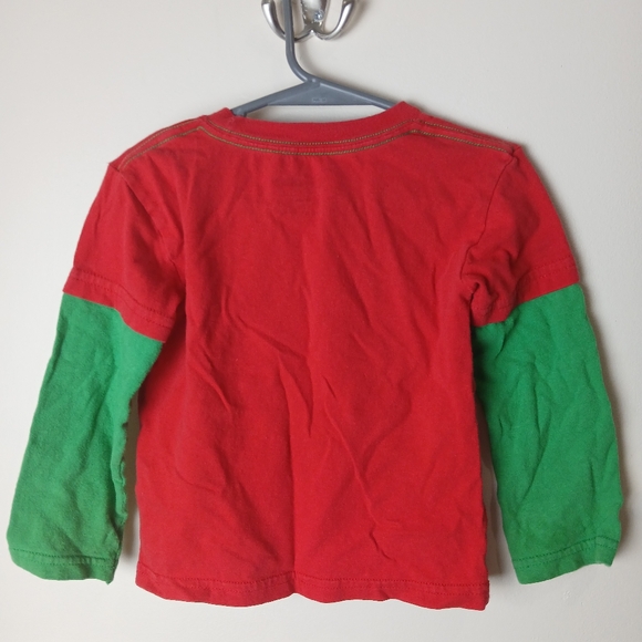 DISNEY 2T Mickeys Christmas Toddler Long Sleeve Like New Goofy Donald Pluto - Picture 6 of 6